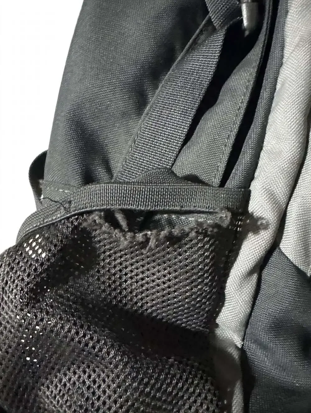 The North Face Heckler Gray and Black Backpack